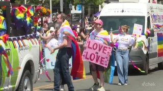 Victoria Pride Parade highlights unity in Canada's most gender diverse centre