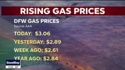 Gas prices rising as war in Middle East continues Gas prices rising as war in Middle East continues