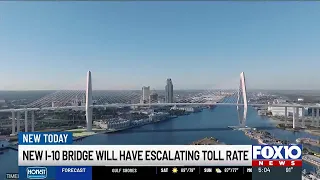 New I-10 bridge will have escalating toll rate, documents show
