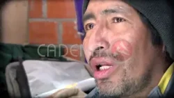 En La Paz, un hombre vive en la extrema pobreza y necesita de colaboración