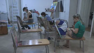Kortárs művészeti táborban alkotnak egy héten át