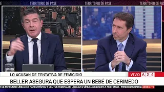 📢 BELLER ASEGURA QUE ESPERA UN BEBÉ DE CERIMEDO: EL PASE ENTRE ROSSI Y FEINMANN