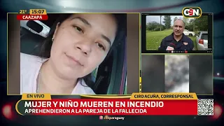 Fire in Caazapá leaves two dead