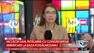 Nicușor Dan meets with U.S. congressmen at Kogălniceanu base