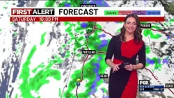 Saturday evening weather forecast (1/3)