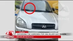 Ciudadana fue agredida por una mujer que invadía vía en un vehículo