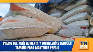 Corn prices rise, leading tortilla shops to shrink sizes to maintain prices