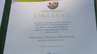 Krónika: Élen a tanulásban, élen a sportban - Dudás Vince Atanáz (2026.06.26.)