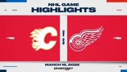 NHL Highlights | Flames vs. Red Wings - March 16, 2026
