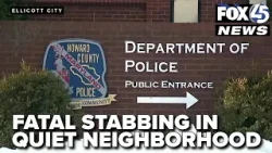 Fatal stabbing in Ellicott City shocks quiet neighborhood