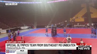 Southeast Missouri Special Olympics Volleyball team 1 win from Gold Medal