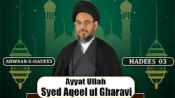 Ayatullah Syed Aqeel Ul Gharavi | Ramazan Lecture | Anwar e Hadees | Hadees 3 | 3rd Ramazan | 2025