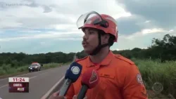 Tragédia BR-158; motorista morre preso às ferragens após tombamento em Canarana Tragédia BR-158; motorista morre preso às ferragens após tombamento em Canarana