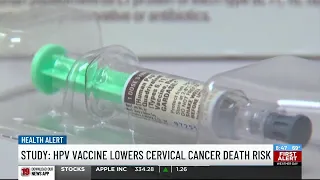 HPV vaccine lowers cervical cancer death risk