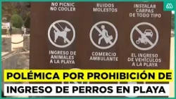 Polémica por prohibición en playa de Zapallar: influencer dice que lo echaron por estar con su perro