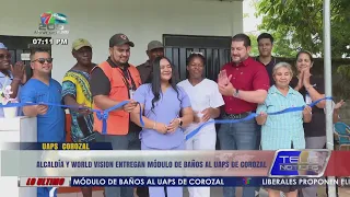 La Ceiba City Hall and World Vision deliver bathroom facilities to the Corozal Primary Health Car...