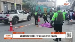 Cajamarca: adulto mayor fallece al caer de un camión