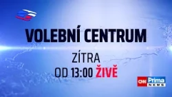 🗳️ Komunální a senátní volby 2026: Volební centrum sledujte UŽ ZÍTRA od 13:00 na CNN Prima NEWS! 🗳️