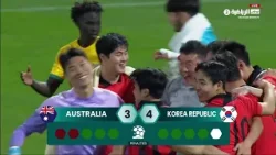 أستراليا 2-2 كوريا (3-4 ركلات ترجيح) | بطولة غرب آسيا تحت 23 سنة