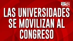 Las universidades se movilizan al Congreso