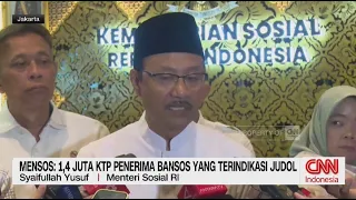 Mensos: 1,4 Juta KTP Penerima Bansos Yang Terindikasi Judol