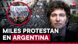 Argentina: miles de personas salen a defender la universidad pública