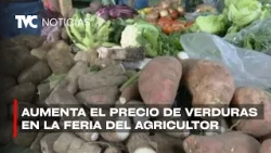Five-lempira price hike reported on various vegetables at the Farmers' Market