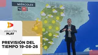 Weather forecast for Aragon, Wednesday, August 19