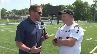 Fort Wayne FC head coach Mike Avery interview with Glenn Marini at practice on 6/29/26