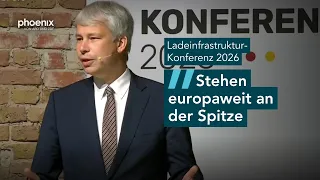 Verkehrsminister Steffen Bilger (CDU) zur Eröffnung Ladeinfrastruktur-Konferenz 2026 | 01.10.26