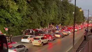უწყვეტი პროტესტის 619-ე დღე და ტრადიციული შაბათის მარში თბილისში 8/08/2026