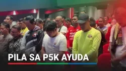 Pila sa P5K ayuda umpisa na sa San Juan