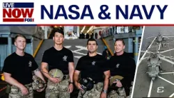 Приводнение космического корабля «Артемида»: ВМС США помогут в спасательных работах.