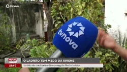 Tentativa de roubo é interrompida após som de sirene assustar criminoso | #NovaGeral Tentativa de roubo é interrompida após som de sirene assustar criminoso | #NovaGeral