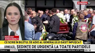 What retired General Dorin Ioniță wrote in the suicide note found next to him in the garage