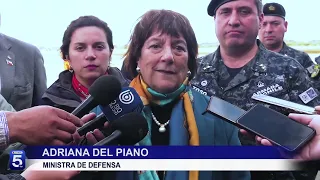 Minister Delpiano participates in patrol of the patrol boat "Surgeon Videla"