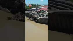 Rehab ng gumuhong flood control sa Candating, hindi pa tapos