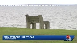 Man stabbed, hit by car at New Orleans Lakefront