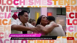 Aldo Rendon leaves La Casa de los Famosos