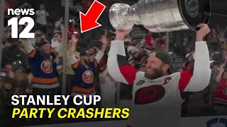 How 2 Islanders fans faked their way onto the ice & into Hurricanes Stanley Cup bash