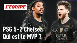 PSG 5-2 Chelsea : Kvara ou Barcola, qui est le MVP de la victoire parisienne ? PSG 5-2 Chelsea : Kvara ou Barcola, qui est le MVP de la victoire parisienne ?