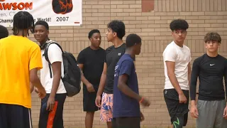 New Haven initiative gives students chance to play basketball and take home backpacks