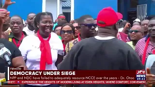 Democracy under siege: NPP and NDC have failed to adequately resource NCCE over the years - Dr.Otto