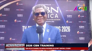 CBN HOLDS TRAINING FOR MEDIA PARTNERS ON SCRIPT WRITING, OTHERS