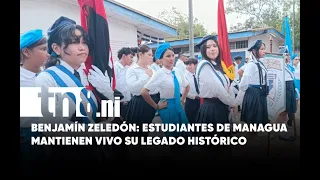 Managua educational community pays tribute to hero Benjamín Zeledón