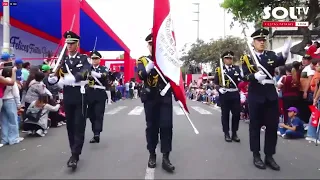 🇵🇪 PRIDE AND TRADITION: RAMÓN CASTILLA SCHOOL BAND PARADES IN TRUJILLO!