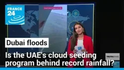 No, the Dubai floods weren’t caused by cloud seeding • FRANCE 24 English