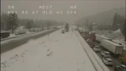 Winter Storm Latest: Eastbound I-80 closed due to crashes, spinouts in Sierra