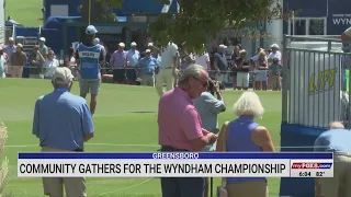 Greensboro community gathers for Wyndham Championship