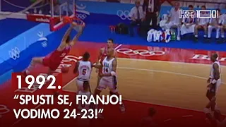 "Spusti se, Franjo!" Hrvatska povela protiv Dream Teama 1992.